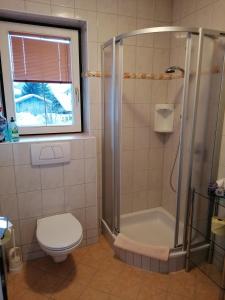Kúpeľňa v ubytovaní Haus Bielefeld