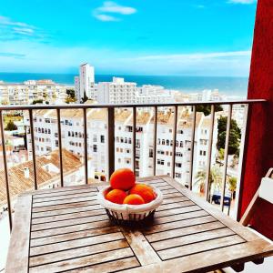 Balcony o terrace sa LUXURY SUITES MINERVA beach