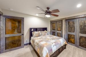 Postel nebo postele na pokoji v ubytování South Bill Creek