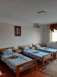 Tempat tidur dalam kamar di std- Na lepom plavom Dunavu