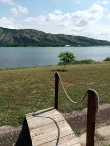 Landskap semula jadi dekat dengan apartmen