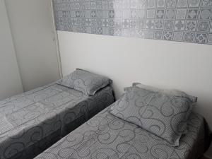 Postel nebo postele na pokoji v ubytování kit Catavento