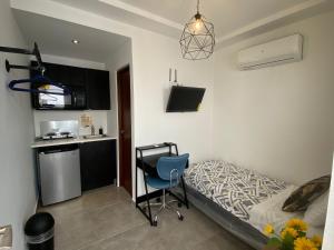 Kuchyň nebo kuchyňský kout v ubytování Hotel Nest + 37 fotografií