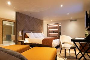 
Un ou plusieurs lits dans un hébergement de l'établissement Hotel Cosmopolite Nieuwpoort-Bad
