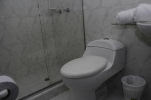 Koupelna v ubytování Hotel Dorado Plaza Bogota