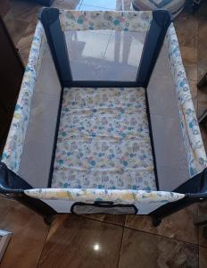 a box with a mattress on the floor at Beachfront View Condo at Casa Del Mar in Galveston +23 photos