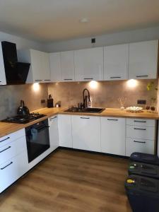 Kuchyňa alebo kuchynka v ubytovaní Orlicka Apartament