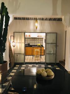 Kuchyň nebo kuchyňský kout v ubytování Riad-Shakho-Marrakech