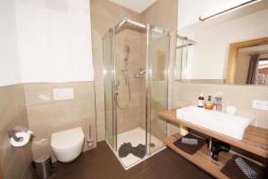 Kúpeľňa v ubytovaní Appartement Viktoria + 20 fotografií