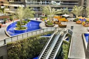a resort with a pool and a roller coaster at LANDSCAPE SOLAR - Beira Mar de Fortaleza in Fortaleza