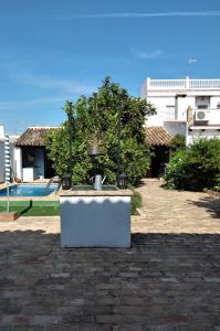 Zahrada ubytování Ferienhaus Casa Ela Pedro - Hinojos 4 Zi - 8 Betten, Kinder Willkommen
