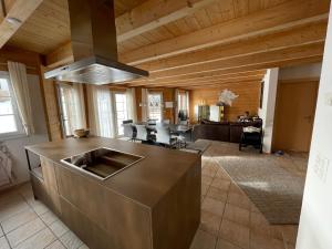 Istumisnurk majutusasutuses Chalet Inge