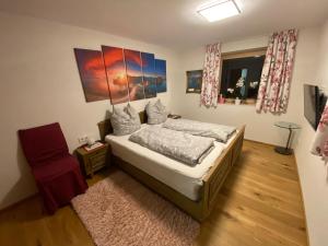 Posteľ alebo postele v izbe v ubytovaní Ferienwohnung Übelher