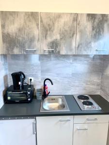 Kuhinja oz. manjša kuhinja v nastanitvi Studio Apartman Bruna-Liznjan, Medulin