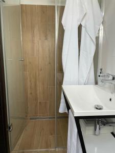 Koupelna v ubytování Apartmán D5 Nová Pec