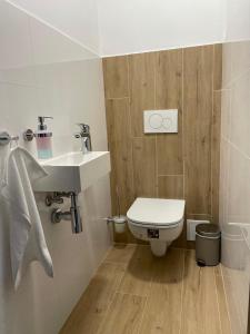 Koupelna v ubytování Apartmán D5 Nová Pec