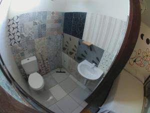 Koupelna v ubytování Hostel FreeDive Inn