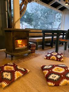 Guest house Mediterranea的休息区