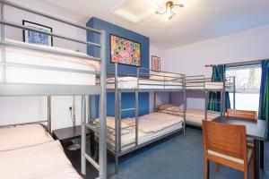 เตียงสองชั้นในห้องที่ Russell Scott Backpackers - Sheffield