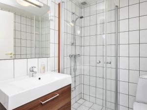 Koupelna v ubytování Holiday home Hals CV