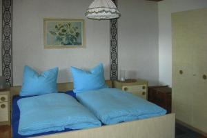 Ένα ή περισσότερα κρεβάτια σε δωμάτιο στο holiday home Schneider, Rinchnach