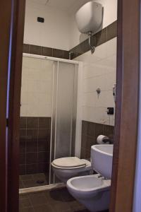 Koupelna v ubytování Hotel Ciao