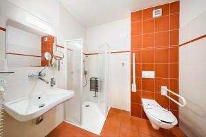 A bathroom at Záviš z Falkenštejna
