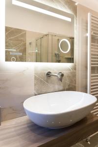 Koupelna v ubytování Hotel Victoria