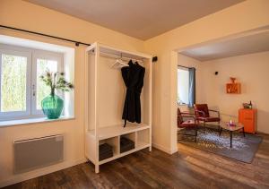 Posezení v ubytování Moulin des Comtes - chambre des comtes