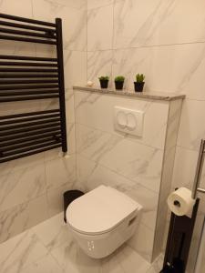 Koupelna v ubytování Apartman Katica
