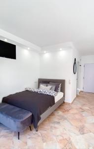 Postel nebo postele na pokoji v ubytování Apartamento Romana Playa
