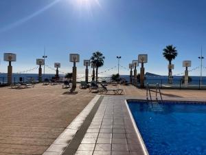 Zdjęcie z galerii obiektu Santa Margarita, Benidorm Levante, 1st line, Frontal Seaview, Ocean Terrace w mieście Benidorm