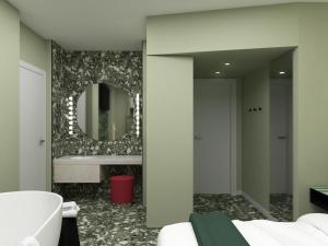 Kúpeľňa v ubytovaní Parc Hotel Flora S