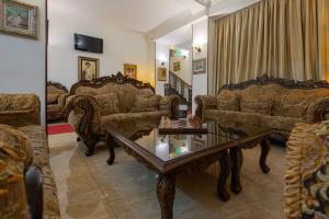 Posezení v ubytování Garni Hotel Planeta Inn