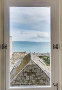 a window view of the ocean from a house at Penlee Narrows - Kingsand in Kingsand