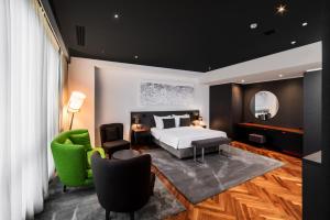 Voodi või voodid majutusasutuse Crowne Plaza Podgorica by IHG toas