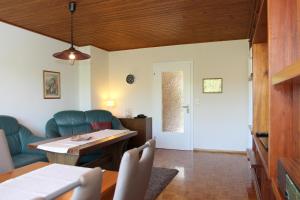 Χώρος καθιστικού στο Ferienhaus Wahle