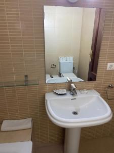 Koupelna v ubytování Correduria Premium Apartments