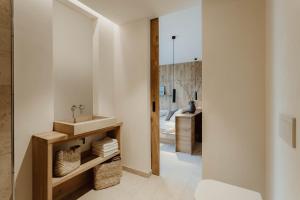 Naturhotel Die Maise tesisinde bir banyo