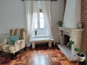 Posedenie v ubytovaní Apartamento Lurra Barrika