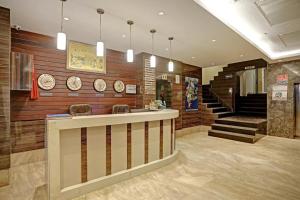 Vstupní hala nebo recepce v ubytování Hotel Superb 5 Mins Walk From New Delhi Station