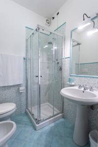 Koupelna v ubytování Hotel Valle Verde