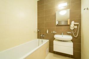 Kúpeľňa v ubytovaní Hotel Slovan