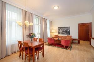 Posezení v ubytování Hapimag Apartments Prague