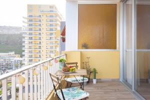 A balcony or terrace at Home2Book Sea View Studio Puerto de la Cruz