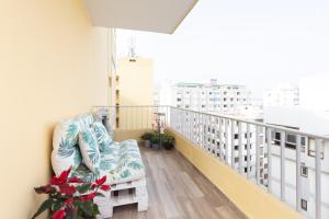 A balcony or terrace at Home2Book Sea View Studio Puerto de la Cruz