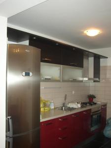 Kuchyň nebo kuchyňský kout v ubytování Apartment Vesna