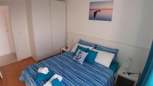 Postel nebo postele na pokoji v ubytování apartment istria