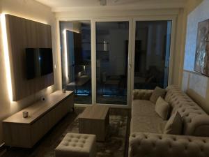 A seating area at Modessa
