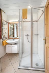 Koupelna v ubytování Hotel Preishof